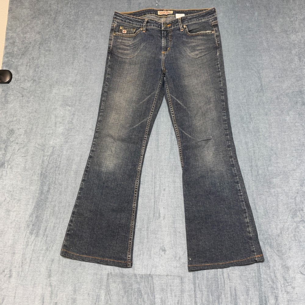 Paris Blues Jeans Womens 32x28 Blue Denim Cotton Stretch Medium Wash Outdoor